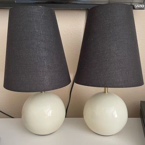 Kate Spade Sphere Lamps
